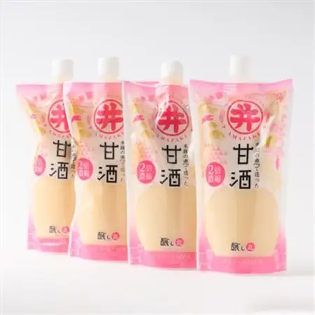 信州の味噌屋がつくった米麹甘酒(2倍濃縮) 500g×4本_酒・アルコール 甘酒  _【1576476】
