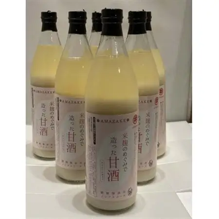 信州味噌の丸井伊藤商店　米麹甘酒(ストレート)　900ml×6本_酒・アルコール 甘酒  _【1576481】