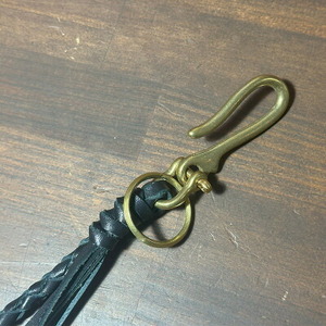 ラフテール【ウォレットロープ　四つ編みロープ50cm】ブラス　　CW-OL-ROPE-BR-50_装飾品・工芸品  服飾小物 _【1579711】