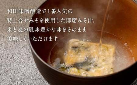 ワダの即席みそ汁（25個入） セット 1個10.1g インスタント 即席 味噌汁 小分け 味噌 みそ フリーズドライ 合せ味噌 具入り 麩 豆腐 わかめ 揚げ ネギ