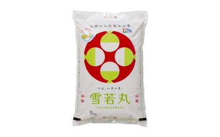 FYN6-269 令和7年度 山形県 西川町産 無洗米 雪若丸 5kg 精米 白米 米 こめ ライス ごはん ご飯 ブランド米 銘柄米 家庭用 自宅用 贈答用 お取り寄せ 食品 時短 節水 2025年 西川町 月山