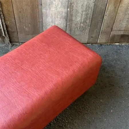 150 Bench(150ベンチ)ランド レッド BR鉛筆脚【SWOF】_雑貨・日用品 椅子・チェア・ソファ 家具・インテリア _【1580512】