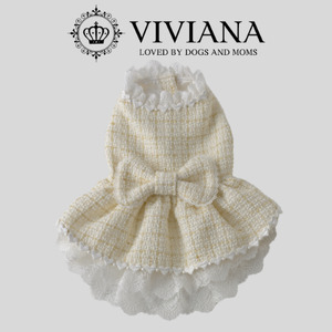 犬 服 ドッグウェア「VIVIANA」2ndAnniversaryドレス（White）|犬用 服 ペット犬 ドッグ ペット用品 愛犬 ファッション 秦野 神奈川