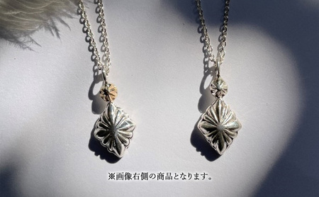 シルバーネックレス  / レディース メンズ シルバー アクセサリー ハンドメイド ［Sunburst pendant Nacklace］
