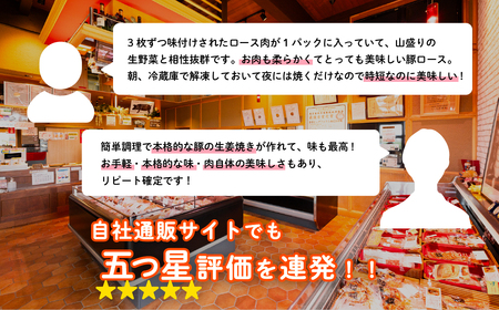 下妻金豚のロース生姜焼き 約1.8kg （ 120g × 15パック ） 自社農場生産
