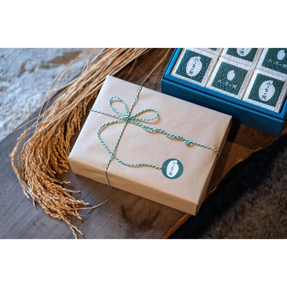 【令和７年度産】贈答用 真空パック米 六つ季の光 化粧箱（300g×6個入り）