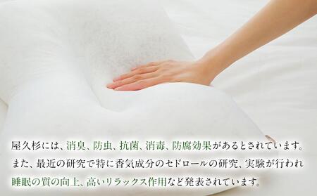 屋久杉の眠り 熟睡枕 Aタイプ（カバー：ポリエステル＋ポリウレタンのファスナータイプ）