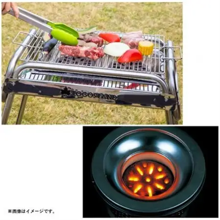 エコココロゴス・ラウンドDECO 2 BBQなどアウトドアで使える炭　83100112×4個_雑貨・日用品 キャンプ用品 スポーツ・アウトドア用品 _【配送不可地域：沖縄県】【1583119】