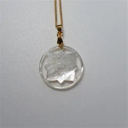 25ミリ!「丸と四角」のペンダント　白蝶貝_装飾品・工芸品 ペンダント・ネックレス アクセサリー _【1261287】