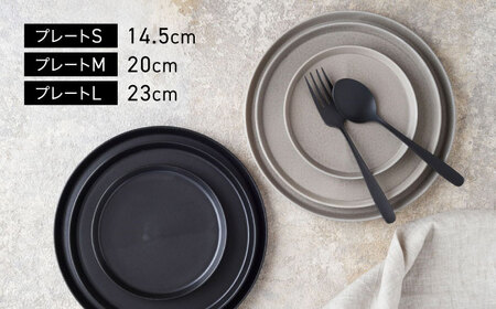 【美濃焼】MINO_works  食器12点セット  6種×2色(ブラック/グレージュ) プレート＆ボウル 【EAST table】カップ 器 モダン[MBS123]