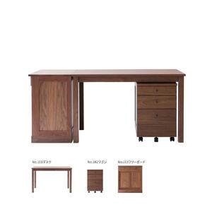 旭川家具 山室家具製作所 プロト No.101～103 デスクセット ウォールナット_04715