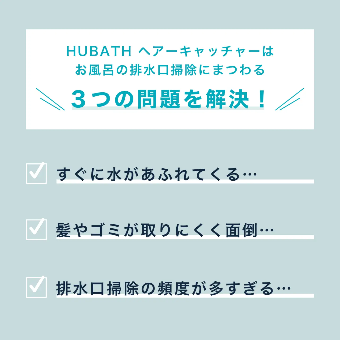 HUBATH ヘアーキャッチャー