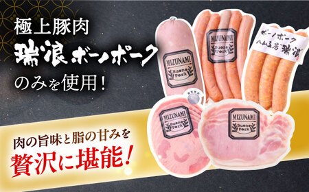 ハム・ソーセージ 瑞浪ボーノポーク ハム工房世界一記念セット 800g (冷凍) 瑞浪市 / きなぁた瑞浪 詰め合わせ ギフト [AZCI013]