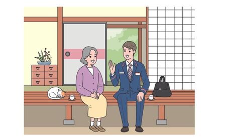 郵便局のみまもりサービス「みまもり訪問サービス」（6カ月）