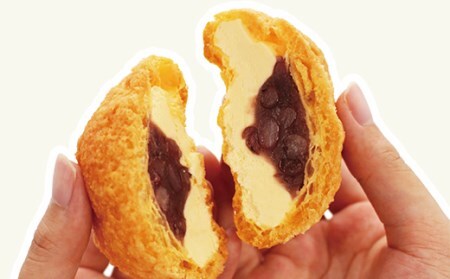 シュークリーム あんこシュー 10個 スイーツ 洋菓子 お菓子 デザート おやつ うろこや 尾花沢 送料無料 us-swasx10