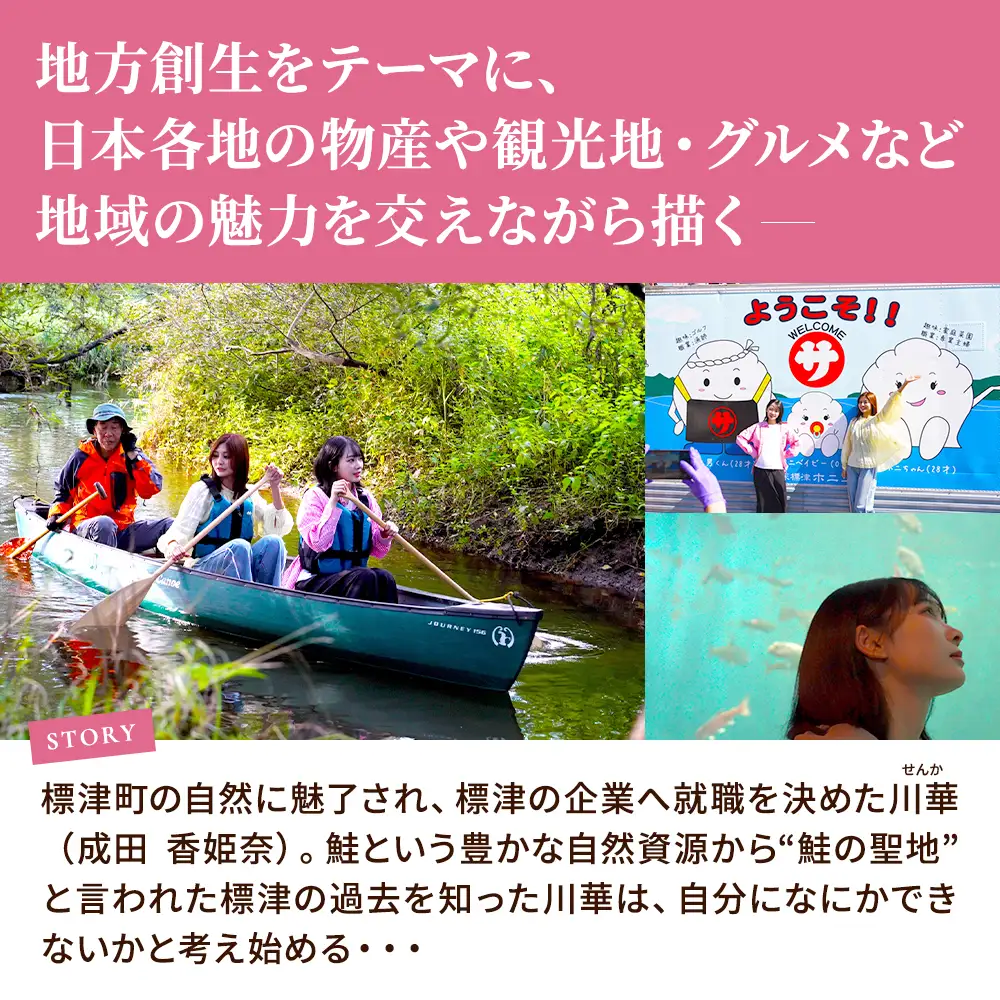 北海道標津町を舞台としたふるさと映画「標津物語」DVD　成田香姫奈 AKB48 平成ノブシコブシ【AT001】