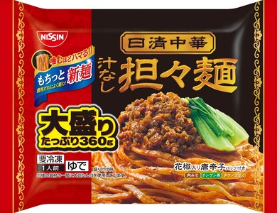 a11-144　【NCOL-44】日清中華 汁なし担々?大盛りと辣椒担々麺の2種セット
