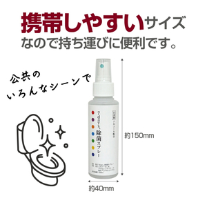 7days,除菌スプレー 100ml(アルコール配合)(20本)