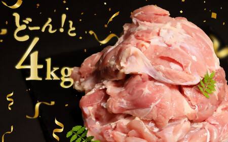 特別飼育 豊後どり 4kg(もも肉・むね肉セット各2kg) | 豊後高田市 もも肉
