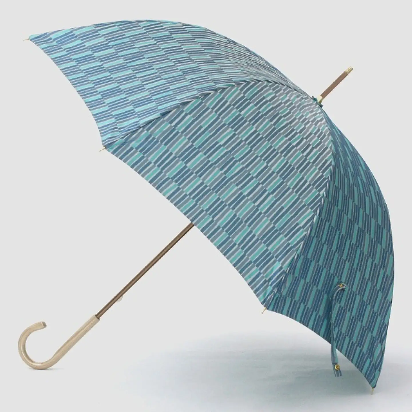 【槙田商店】晴雨兼用長傘　ノルディック　小枝　ブルー