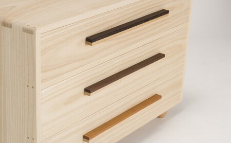 家具 桐チェスト キリモニ(01プラス) 収納 チェスト 木製 ウェッジ ウォールナット 桜 桐 たんす 新潟 田上町