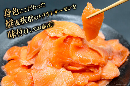 サーモン 切り落とし 味付き 500g 2パック 計 1kg 冷凍 [トライ産業 静岡県 吉田町 22424419-d]