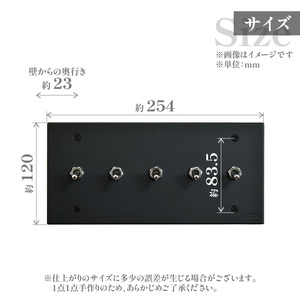 HITTITEのトグルスイッチK（5口1列型・ステンレス） ヒッタイト 063-02-ST