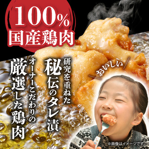 「からあげ にょんじ」秘伝のタレ漬け鶏肉セット（からあげ用 鶏もも肉500g+鶏むね肉500g） _NYJ0506
