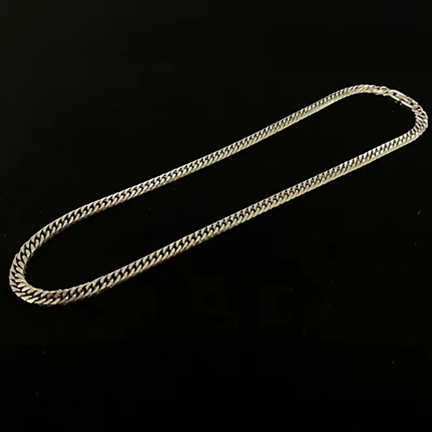 純チタン ネックレス1.4Φ六面W喜平50cm チタン