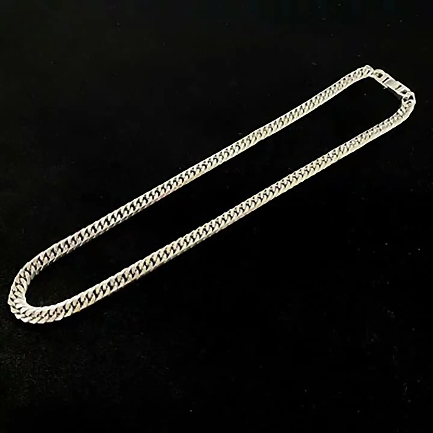 純チタン ネックレス2.0Φ六面W喜平60cm チタン