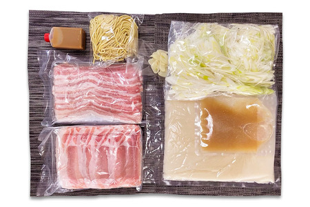 あきたポーク しゃぶしゃぶセット 肉、スープ、タレ、〆の麺の鍋セット