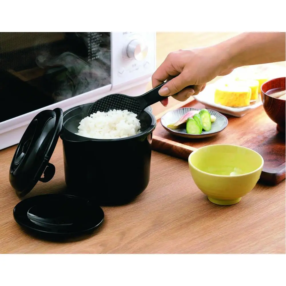 口福のおすそわけ　打ち豆ご飯と電子レンジ専用炊飯器セット