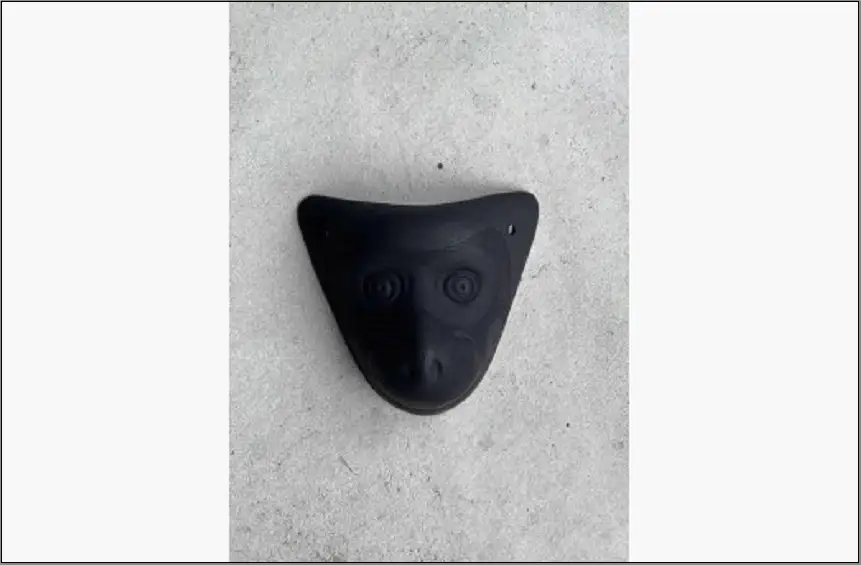 MUNI×今宿人形「黒猿面」