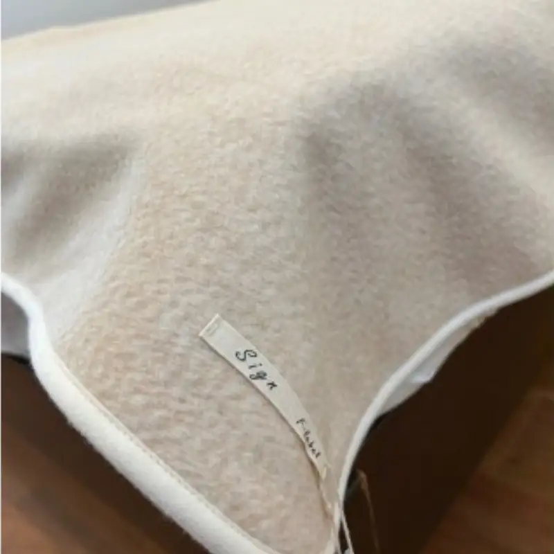 【杢ベージュ】ふんわりオーガニックコットン毛布200*140cm【canl0021】
