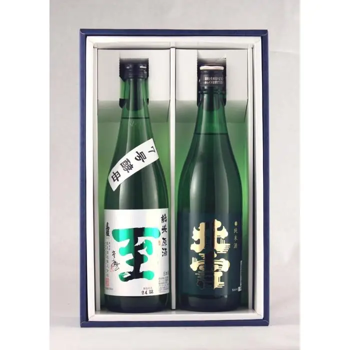 至7号酵母と北雪純米酒 720mlX2本ガツンとくる辛口とクリアな辛口