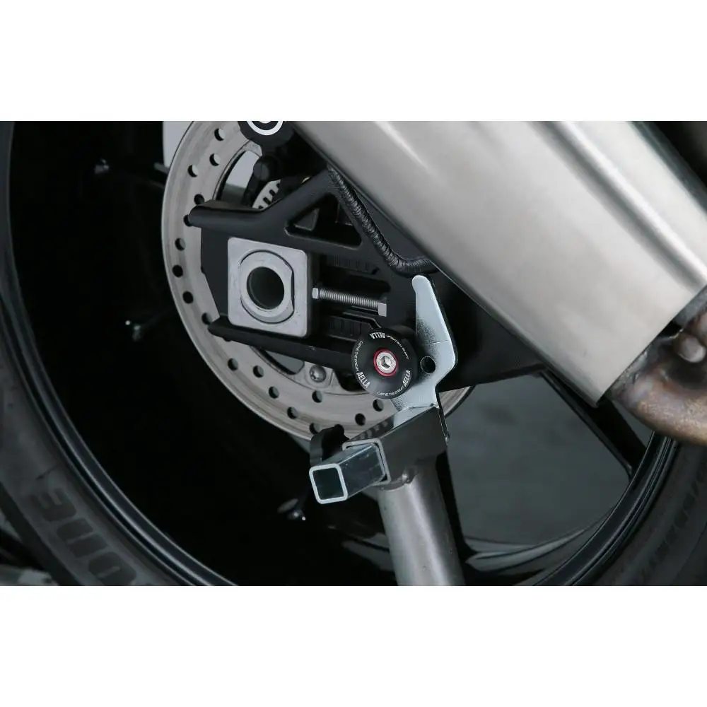 【AELLA】汎用品｜スタンドフックスライダー M8 AE-68010【カラー：レッド】｜京都 バイクギア カスタムパーツ 人気ブランド ﾊﾞｲｸ