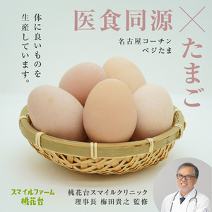 【医師監修】野菜を食べて育った平飼いの卵「名古屋コーチン ベジたま」（30個入り）[154T01]