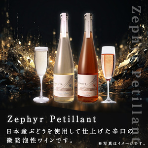 ゼフィール ペティアンセット 500ml×2本 オルディネールペティアン ロゼペティアン 白ワイン ロゼ 辛口 弱発泡性ワイン ぶどう ブドウ アルコール ギフト 宮城県産 みらいファームやまと 【了美ワイナリー】ta499
