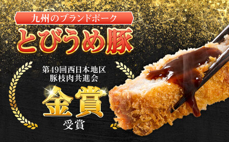 【お中元対象】大分県日田産 とびうめ豚 ロース とんかつ用 140g×4枚 日田市 豚肉 豚 ロース ブランド豚 とんかつ [ARCM002]