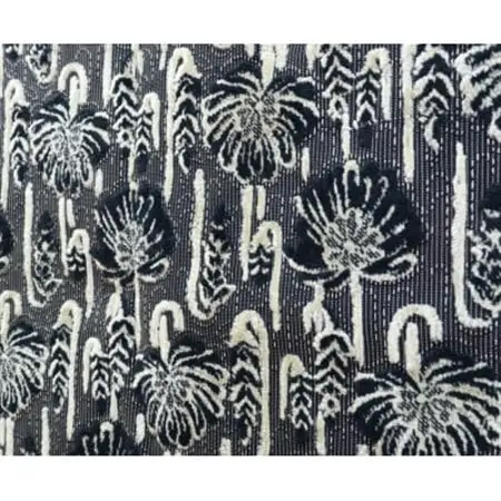 NAKAYA KINKAZAN TEXTILEハンドメイド用生地 約135×50 MJ198ブラック_装飾品・工芸品  織物 _【1588803】