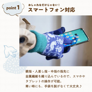 手袋　ことり[096A21]