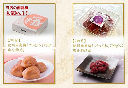【定期便/毎月配送/全10回】やまだ厳選10品 | 梅干し 味噌