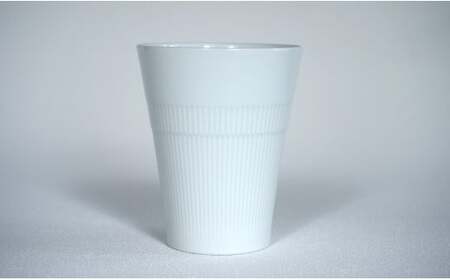 有田焼 ホワイト＆レリーフ ペアフリーカップ【香蘭社】食器 器 うつわ カップ 焼酎 デザート ギフト プレゼント レンジ 食洗器 OK A22-83