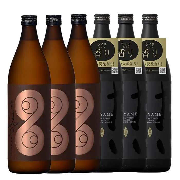【数量限定】 芋焼酎 「だいやめ」 900ml×3 「薩摩はやひと」 900ml×3  25度 【00-023-45】