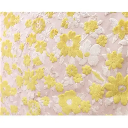 NAKAYA KINKAZAN TEXTILEハンドメイド用生地 約135×30 ニッコール ピンク_装飾品・工芸品  織物 _【1588690】