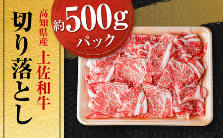高知県産 土佐和牛 切り落とし 炒め物 すき焼き用 約500g 国産 牛肉 切落し すきやき 【(有)山重食肉】[ATAP094]