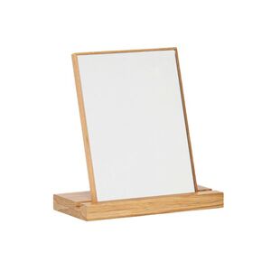 【樹工房】無垢材卓上ミラー＆スタンドセット