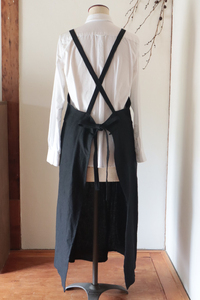 MARON エプロン Fu-ra 【カラー：ブラック】エプロン 手作り ハンドメイド 35-028