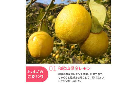 和歌山県産 ドライフルーツ  レモン  22g×2袋 / レモン おやつ 小腹 お菓子 健康【kng025-1】