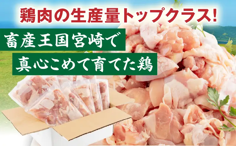 鶏肉 宮崎県産 若鶏 もも肉 3kg 鶏肉[300g×10P]